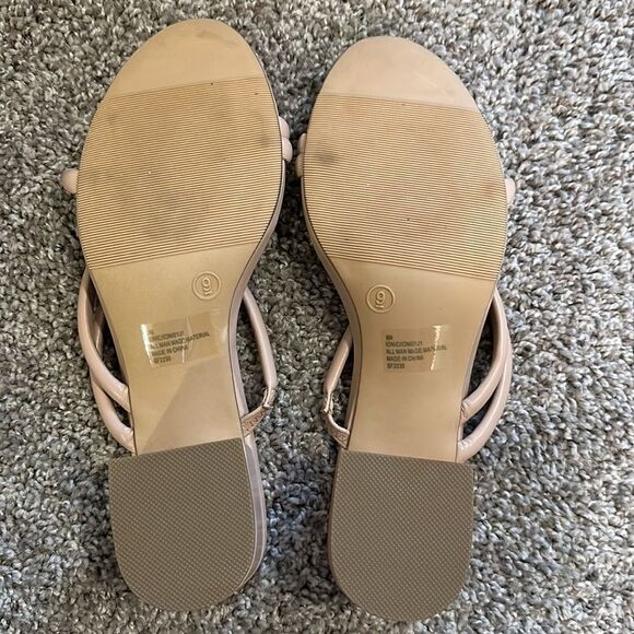 NWOT Madden Girl Nude Heeled Sandal Size 9 - Picture 10 of 12